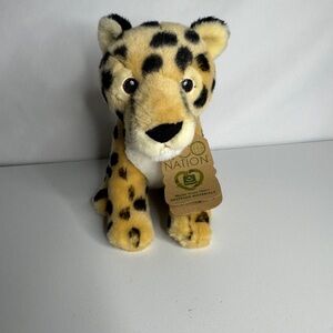 Eco Nation Leopard Plush 12” – New with Tags